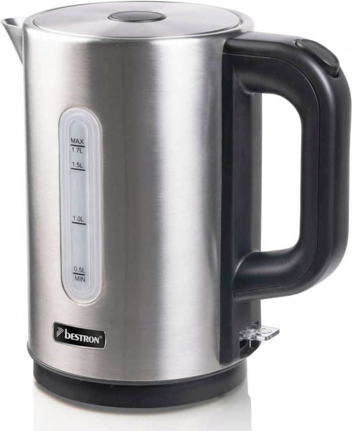 Bestron Waterkoker Awk800ste Snoerloos 1, 7 L 2200 W Roestvrij Staal