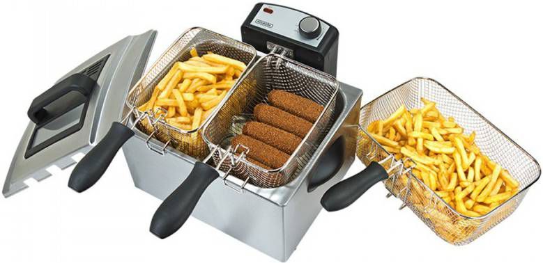 Bourgini 18.2050 Friteuse Classic Triple 5, 0l