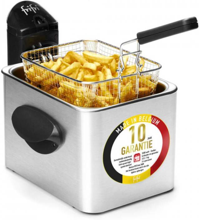 FriFri 5828 Hscc7000 High Speed Classic Clean 3200watt Koude Zone 3, 5 L Rvs Friteuse