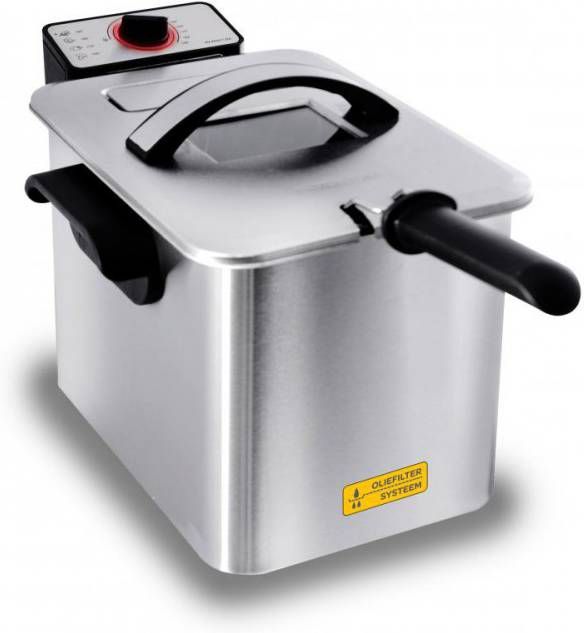 Inventum Cool Zone friteuse 4 L roestvrij staal GF645F