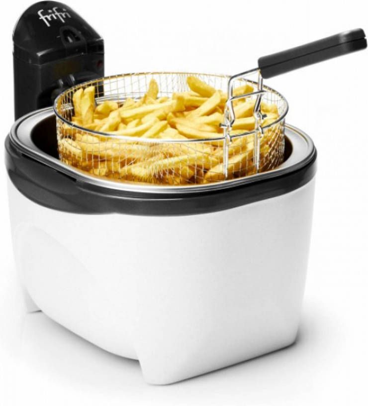FriFri 828 Enkel 4l 3200w Zwart, Wit Friteuse