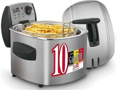 Fritel FR 1480 met Inox Frituurpan Zilver