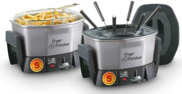 Fritel FF1400 Fryer & Fondue Zilver Antraciet online kopen