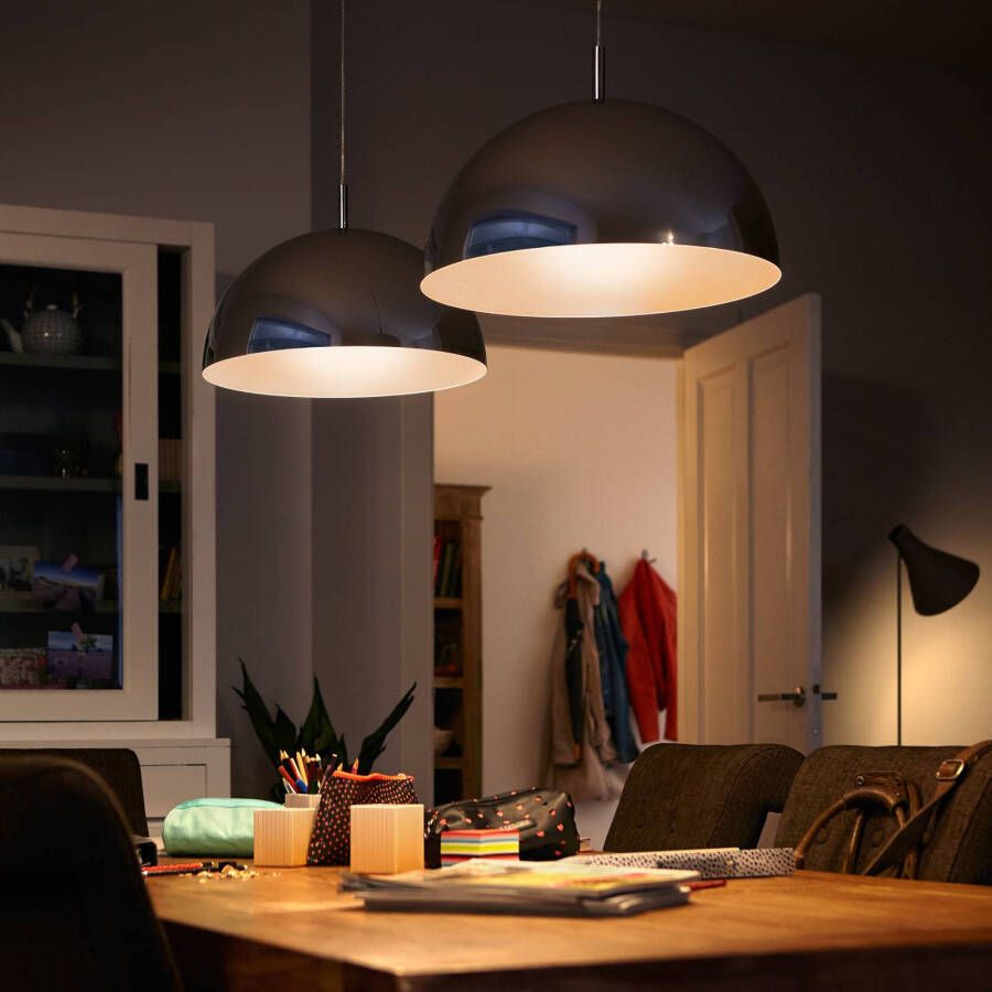 Philips Led Lamp Set 2 Stuks Classic Lustre 827 P45 Fr E27 Fitting 4.3w Warm Wit 2700k Vervangt 40w