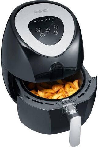 Severin Airfryer FR 2430 Heteluchttechnologie, lcd touchscreen, 6 automatische programma’s