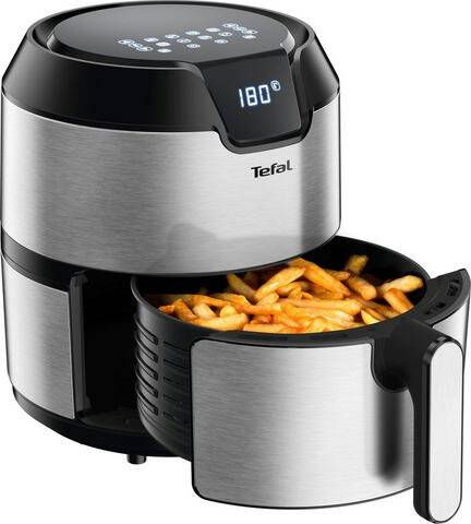 Tefal Airfryer 4, 2 liter inhoud, 6 automatische programma’s, digitaal display, timer, zonder vet/olie