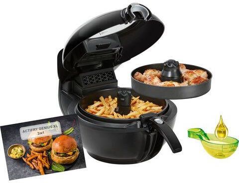 Tefal Airfryer YV9708 ActiFry Genius XL Inhoud 1, 7 kg, 9 automatische programma’s, 2 in 1 technologie