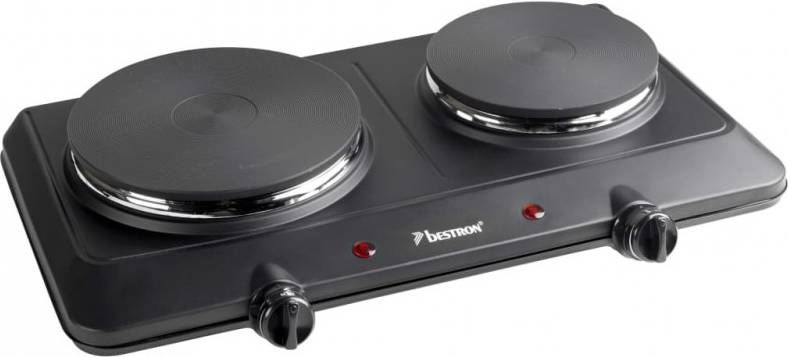 Bestron AHP250D Elektrische kookplaat Zwart